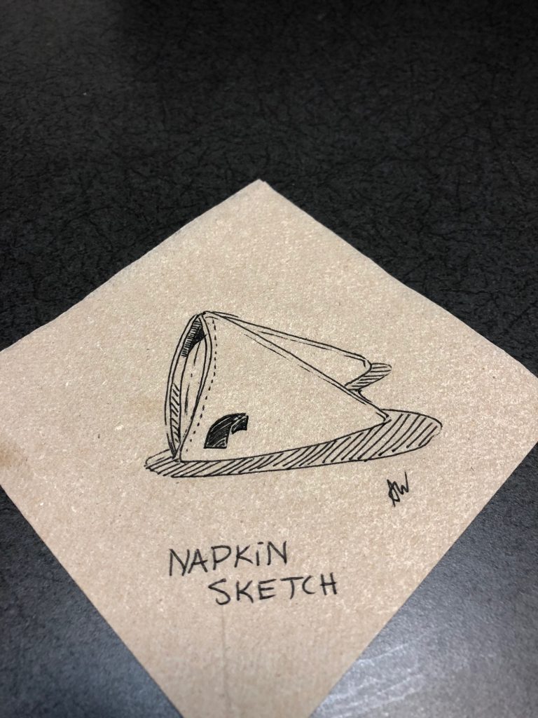 napkin sketch
