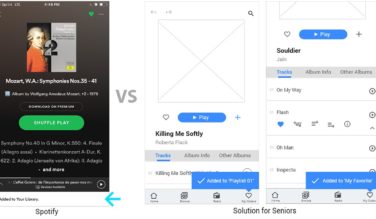 UI design audio app