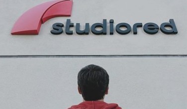 studiored machined building sign