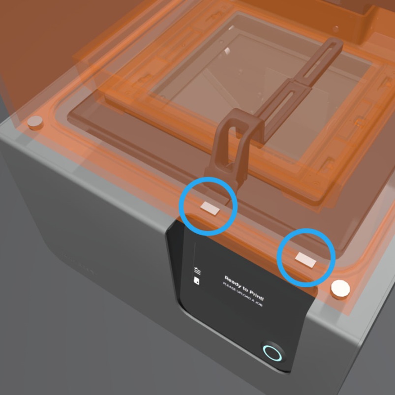 Magnets used in the Form 2 printer to detect that the cover is closed