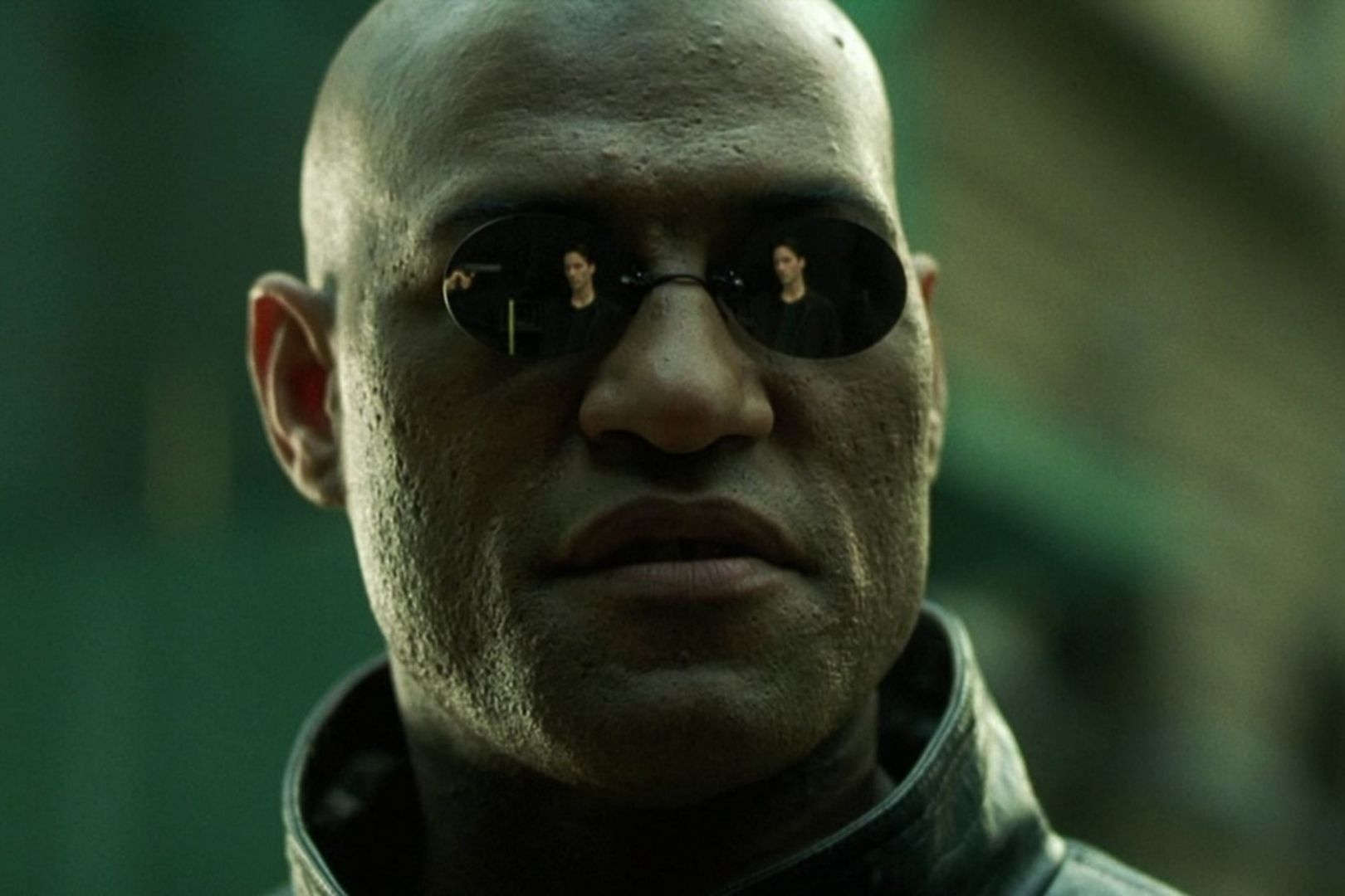 Matrix guy with shop sunglasses