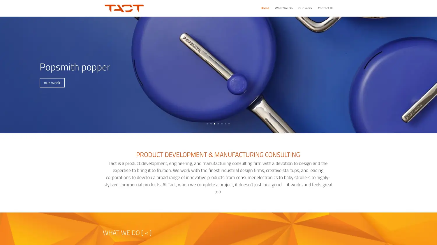 Screenshot from the Tact website.